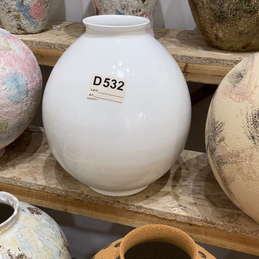白泥花瓶景德镇陶瓷高度33/11