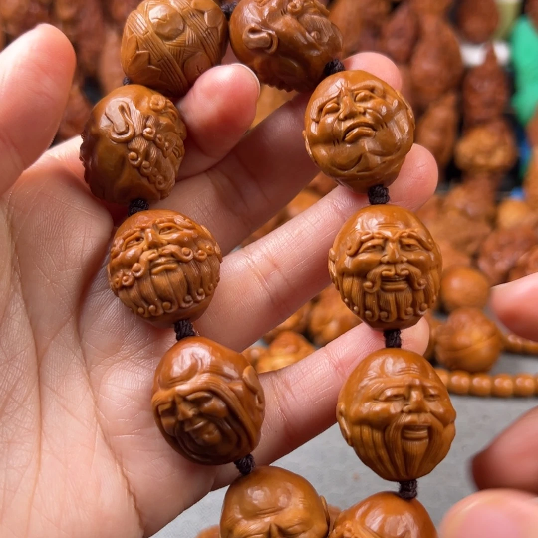 橄榄核手串/手链2.2纯刀 须派罗汉手串