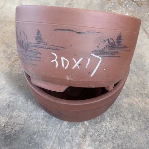 紫砂花盆60-2。30-17。。