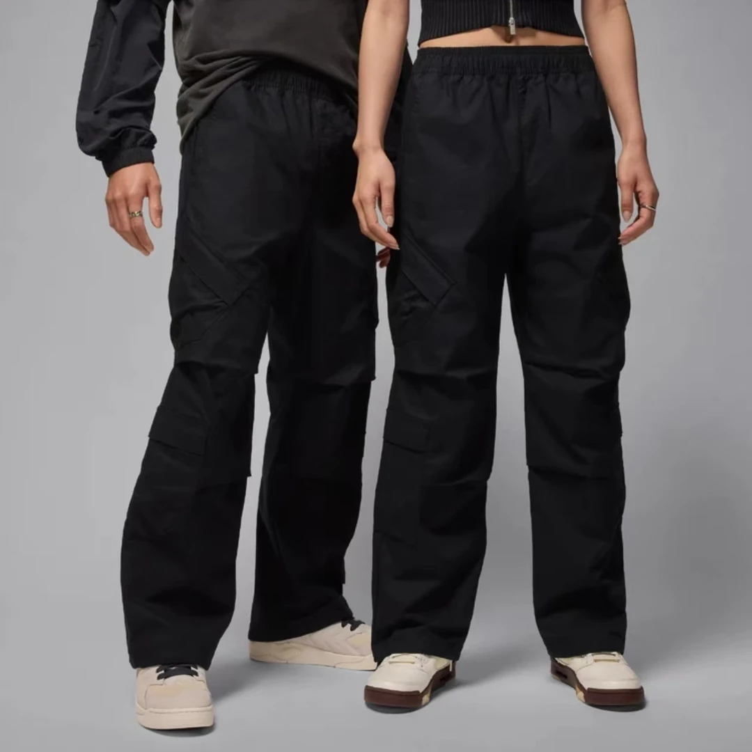 NIKE/耐克官方正品AJ男女同款黑色休闲长裤 HV0531-010流光风