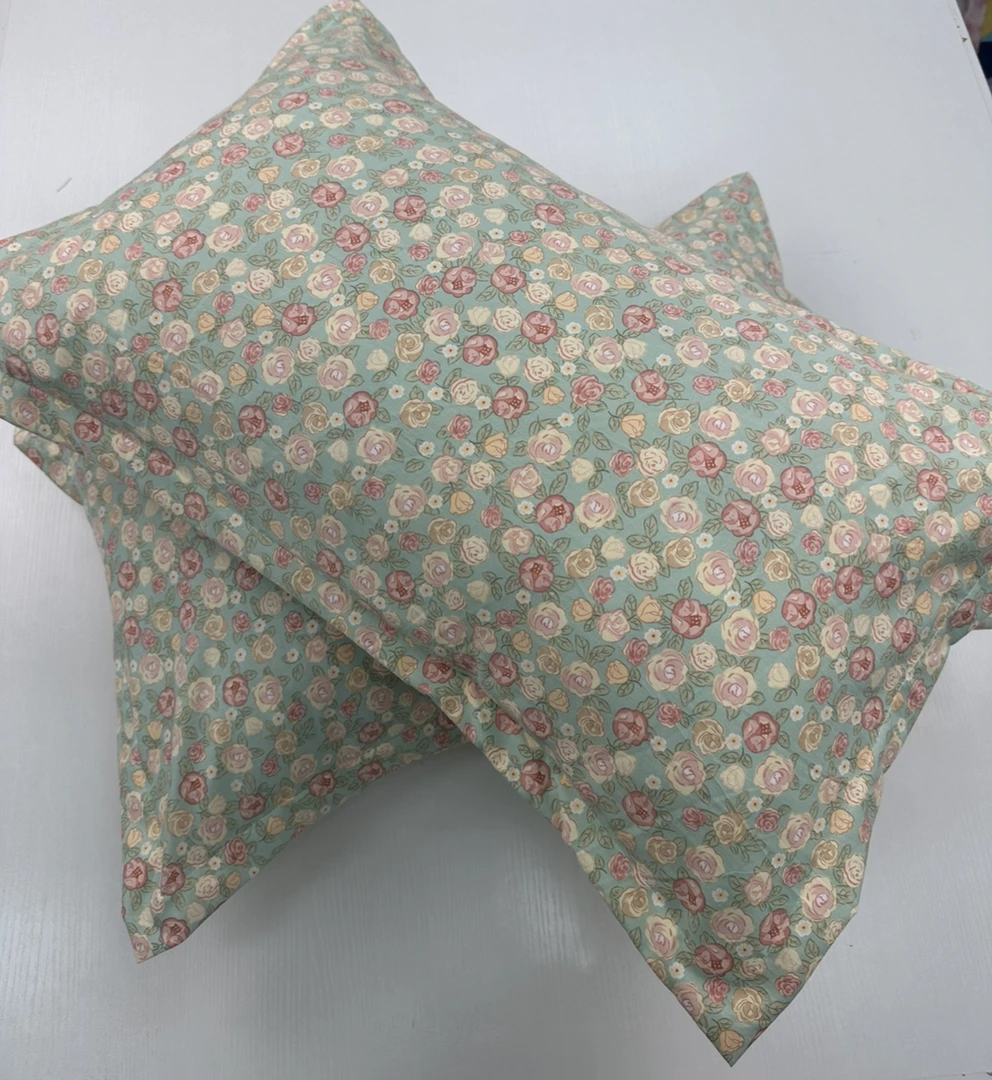 （花枝）枕套一对 尺寸48×72 加厚 家用 透气 枕头套