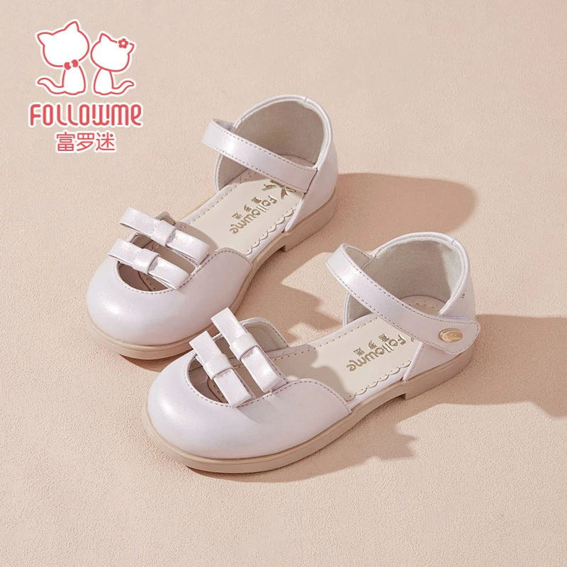 富罗迷女童皮鞋儿童单鞋春秋新款演出鞋软底小女孩公主鞋5B8838