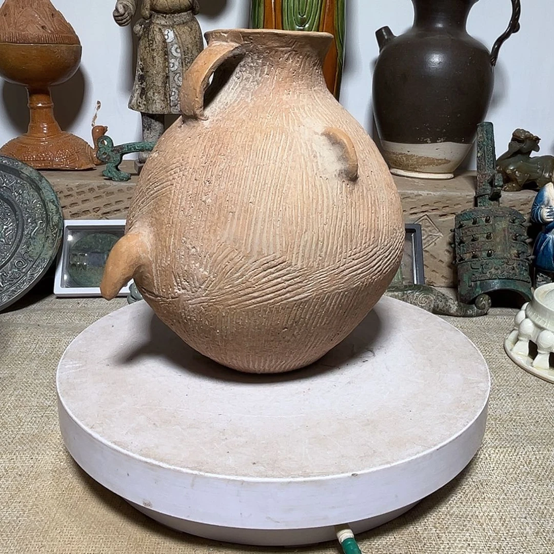 翁***瓷片精品瓷器摆件