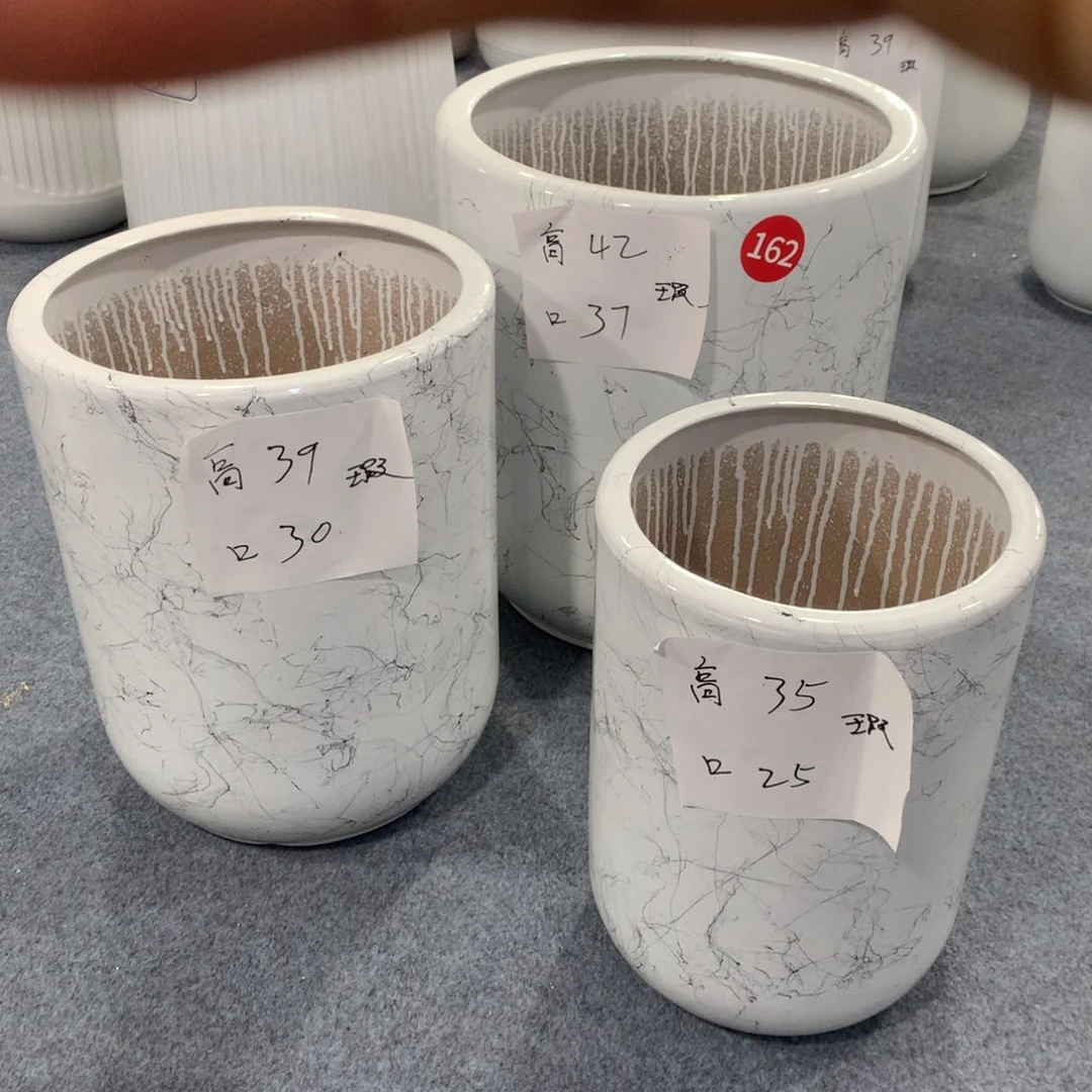 高温陶瓷花盆微瑕