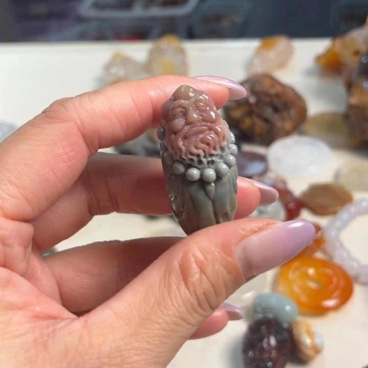 玛瑙/玉髓未镶嵌吊坠(不含链)