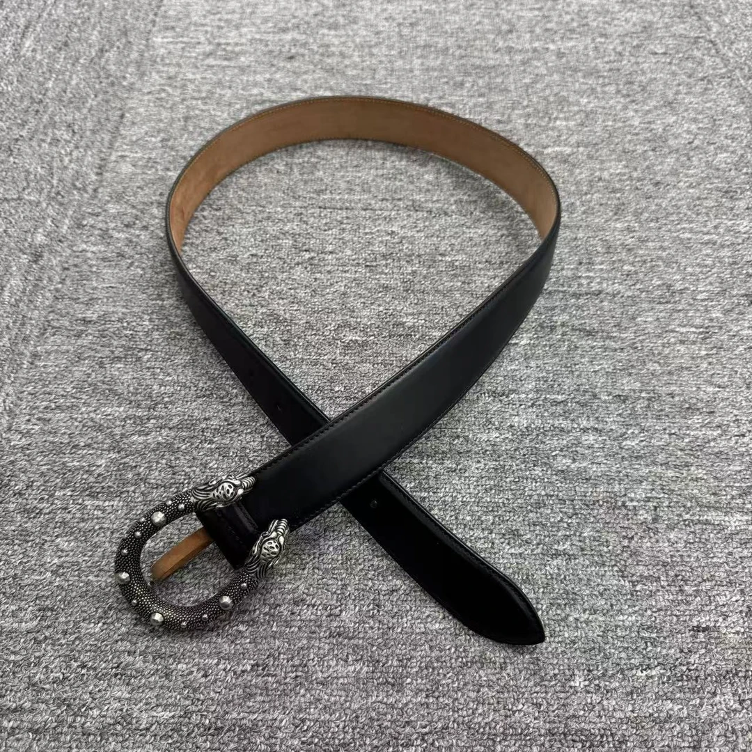 95新 GUCCI/古驰 酒神扣腰带/95cm/19129