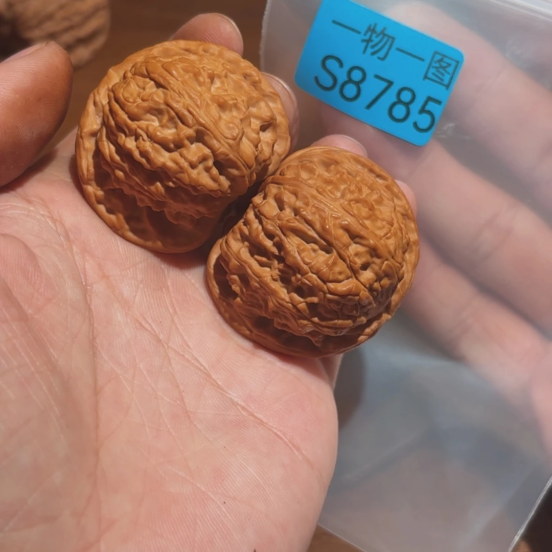 吊坠文玩核桃白狮子