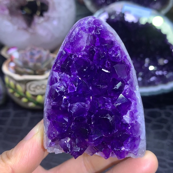 水晶福利黄晶盆未镶嵌