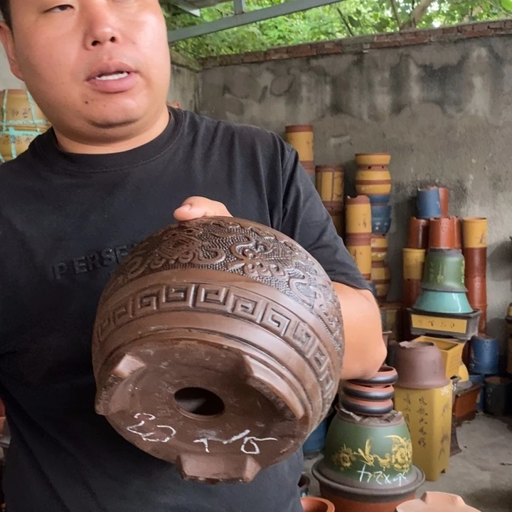 紫砂花盆紫砂花盆盆栽花卉种植