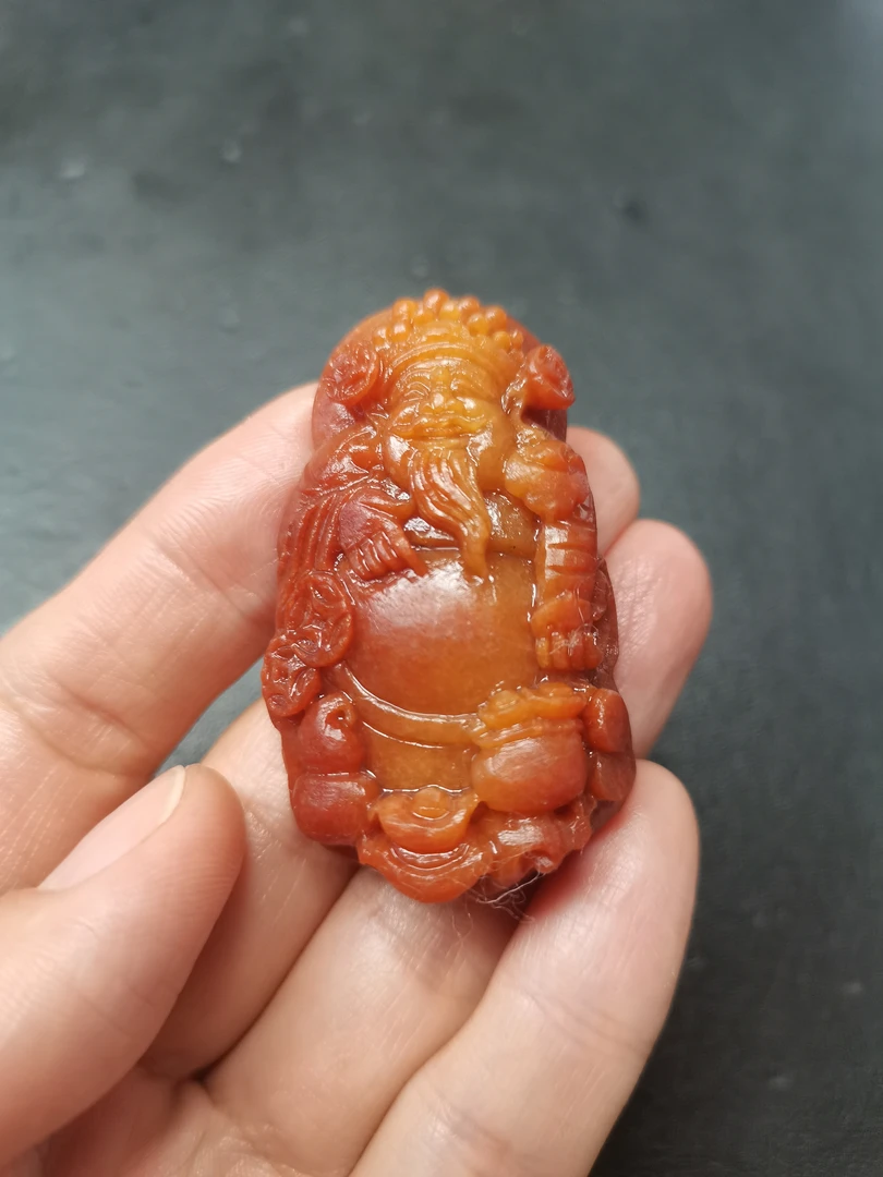 天然翡翠A货挂件