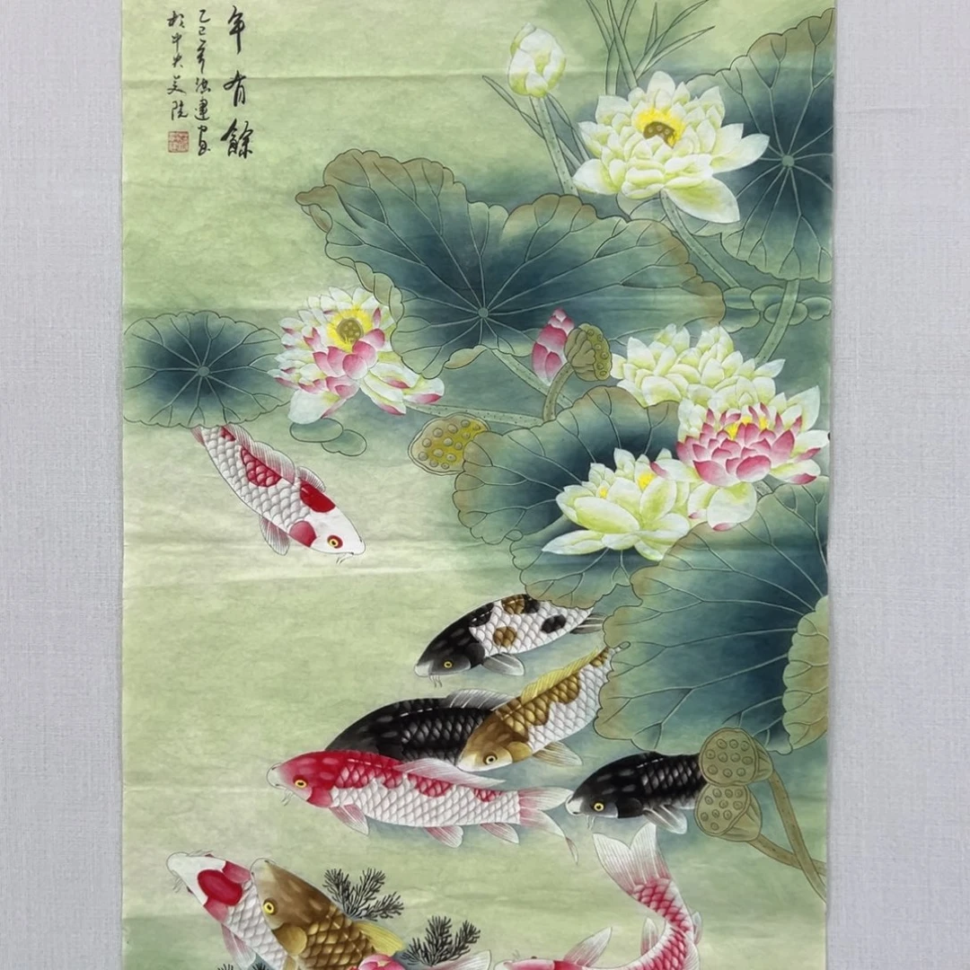 国画国画作品宣纸纯手绘