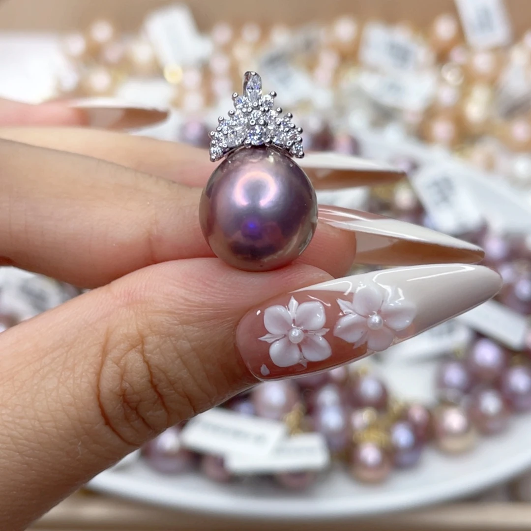 淡水珍珠未镶嵌吊坠(赠链)