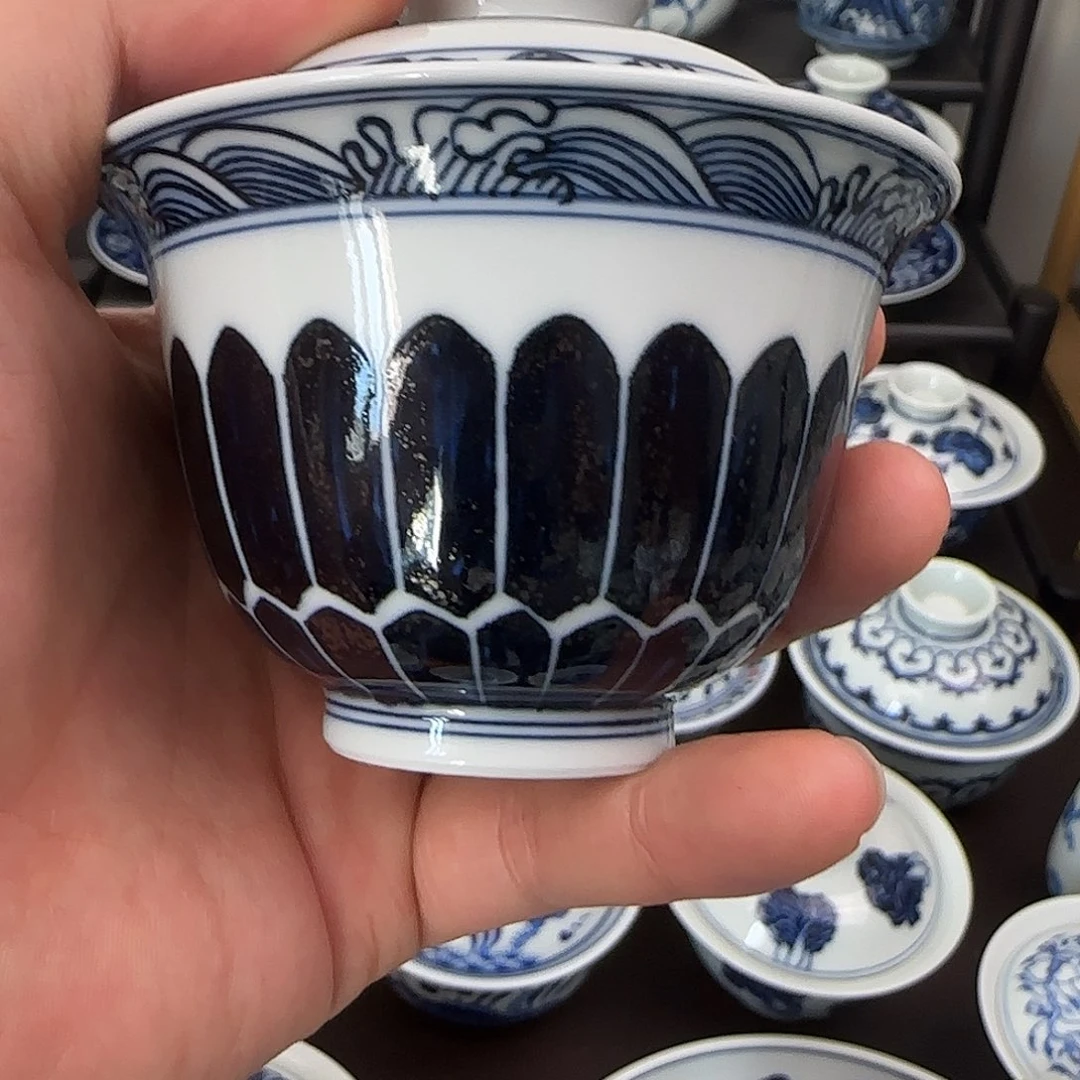 微瑕全会手绘景德镇陶瓷