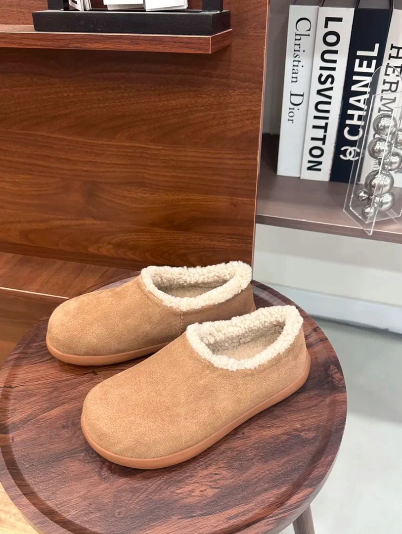 【全包和半包小土豆】桑坡发货羊皮毛一体穆勒小土豆防滑毛拖