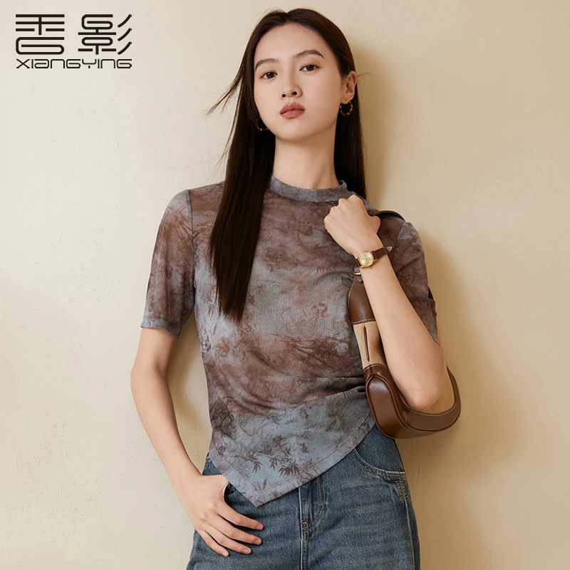 X743006T恤香影百搭显瘦秋新款上衣