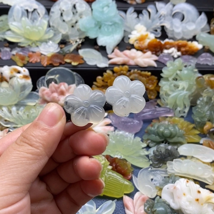 蛇纹石玉合金颈饰