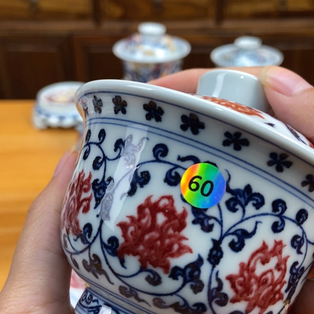 手绘现代茶具非古董