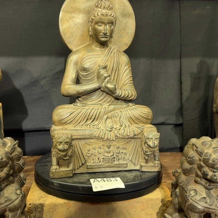 南***辙石材高端复古摆件