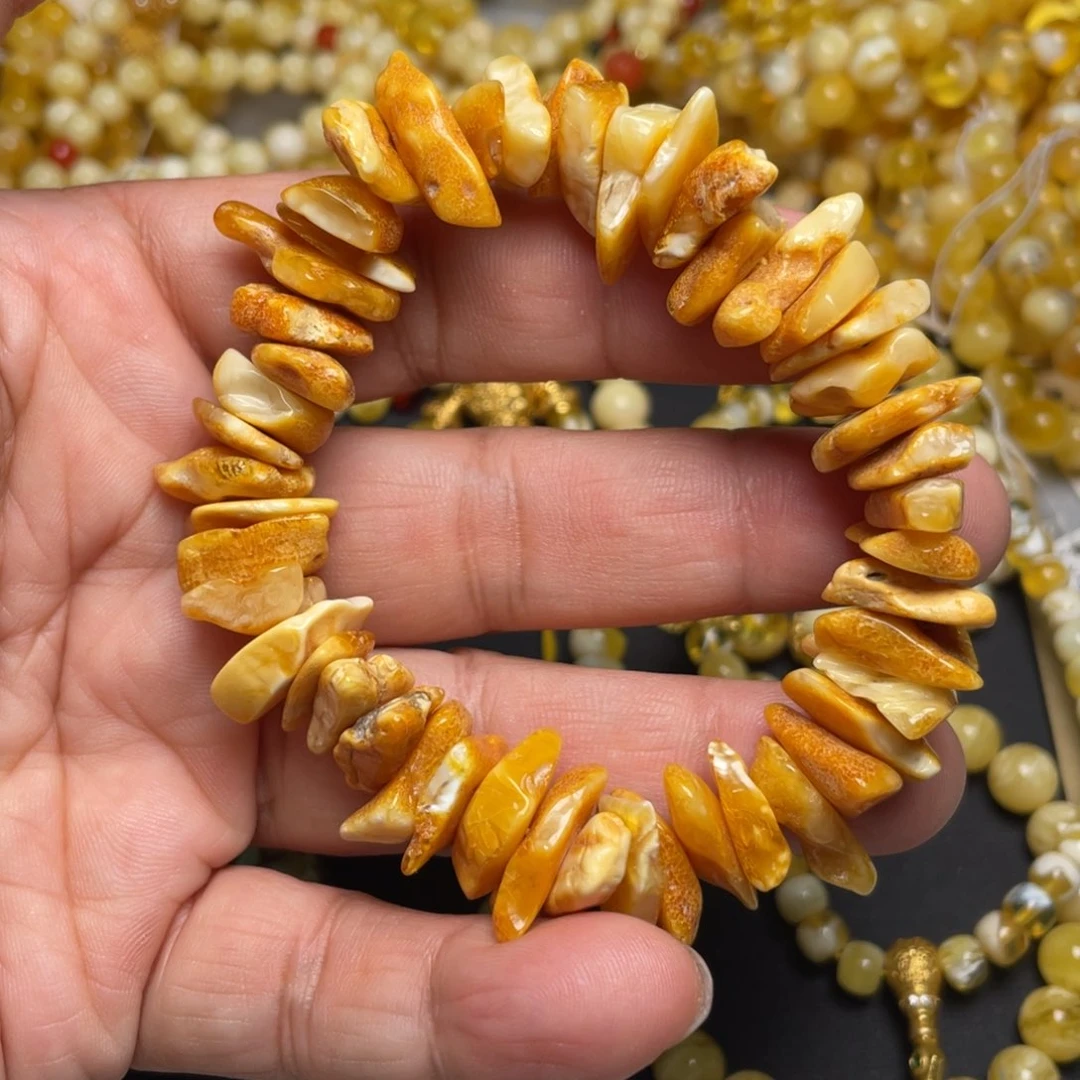 蜜蜡颈饰未镶嵌蜜蜡手链