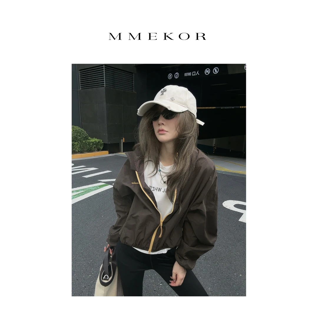 MMEKOR“活跃假期”外套 2025新款秋款末日美拉德风上衣 30198