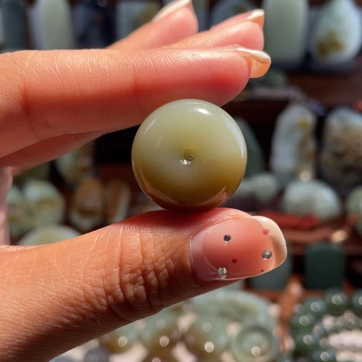 和田玉颈饰未镶嵌吊坠