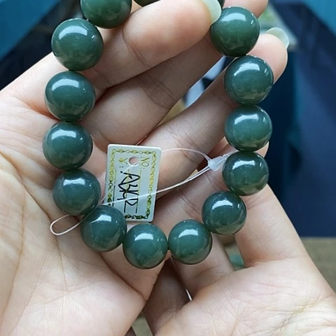和田玉未镶嵌手链314