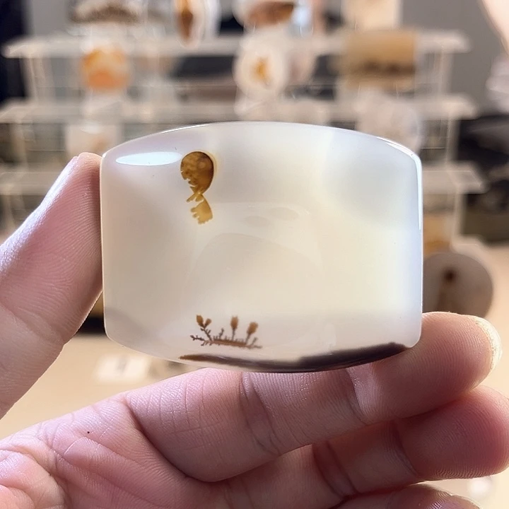 玛瑙/玉髓未镶嵌吊坠(不含链)