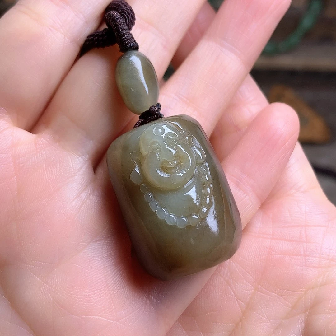 岫岩河磨玉（透闪石质玉）未镶嵌挂件