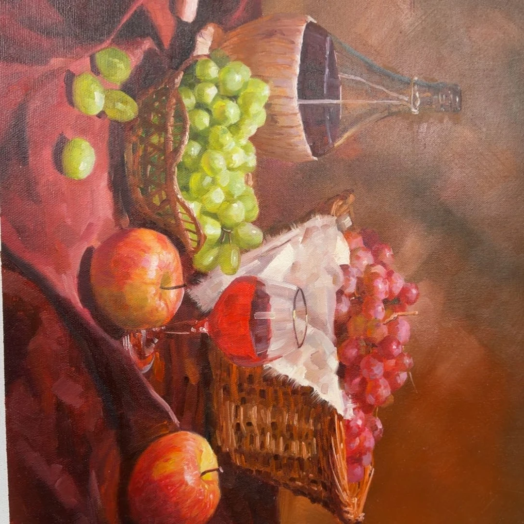 油画在哪呢现在忙不呢