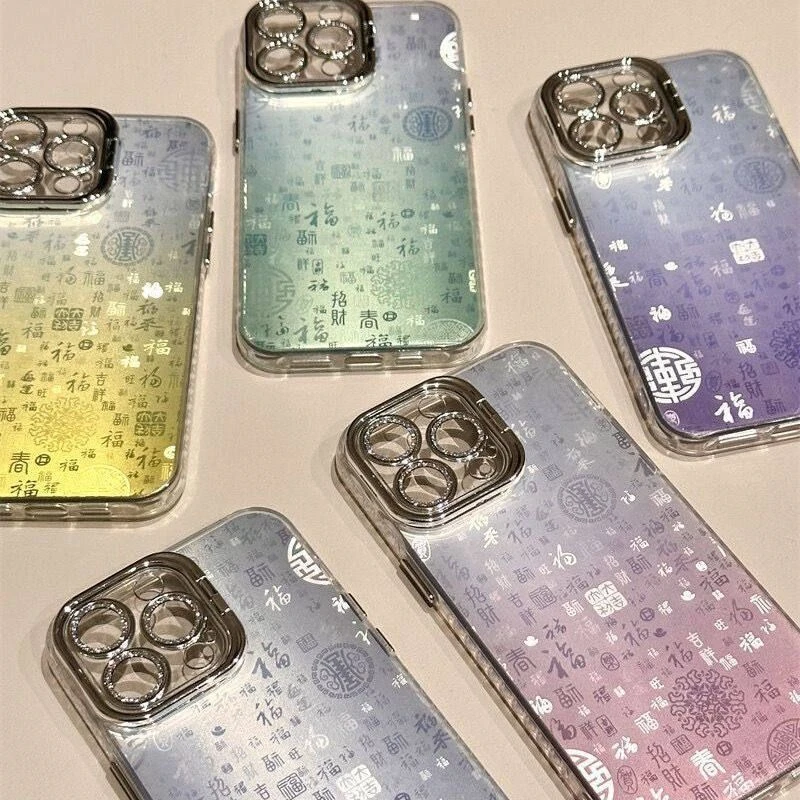 适用苹果16promax手机壳iPhone15百福IMD镭射14高级感13小众12/1