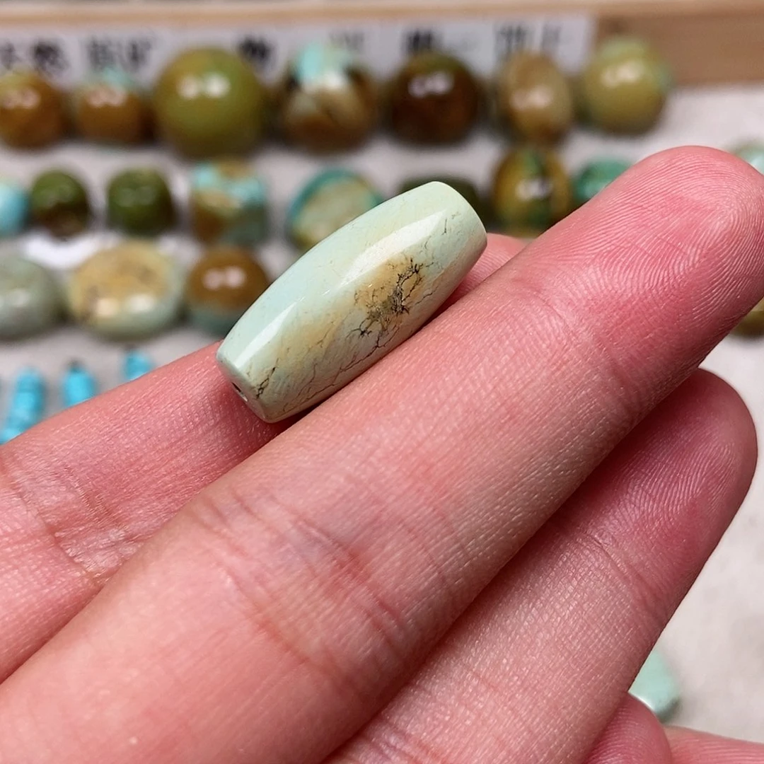 未镶嵌绿松石珠宝半成品?**?