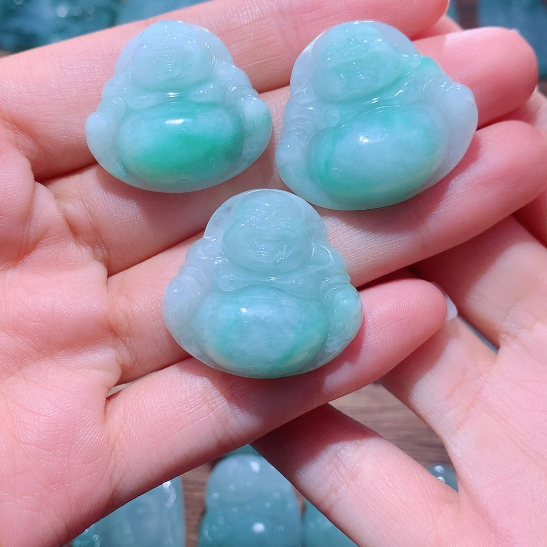 颈饰未镶嵌翡翠佛公