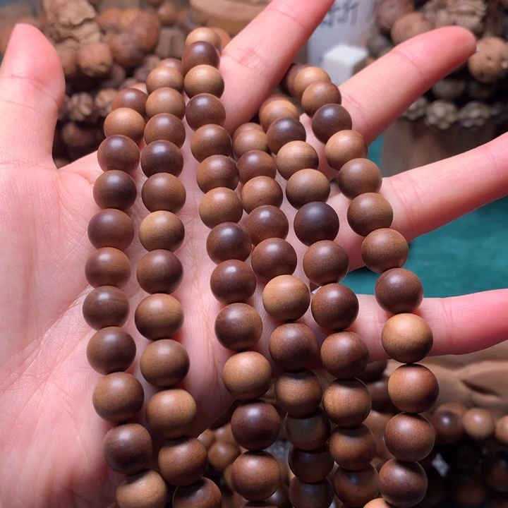 檀香木手串/手链老山檀香1.0多横纹