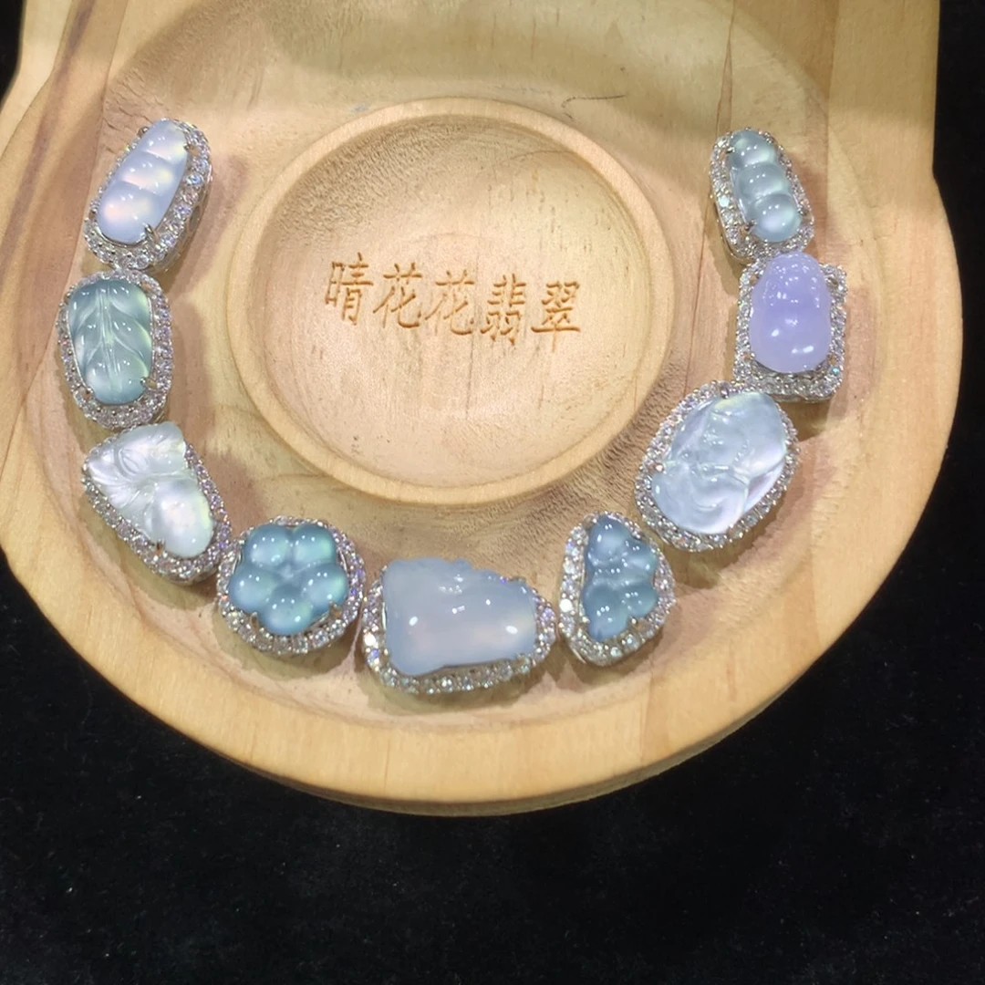 颈饰未镶嵌翡翠翡翠