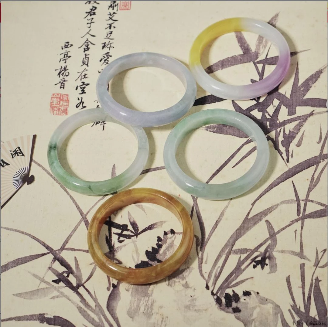 Y1035-美人镯缅甸翡翠手镯