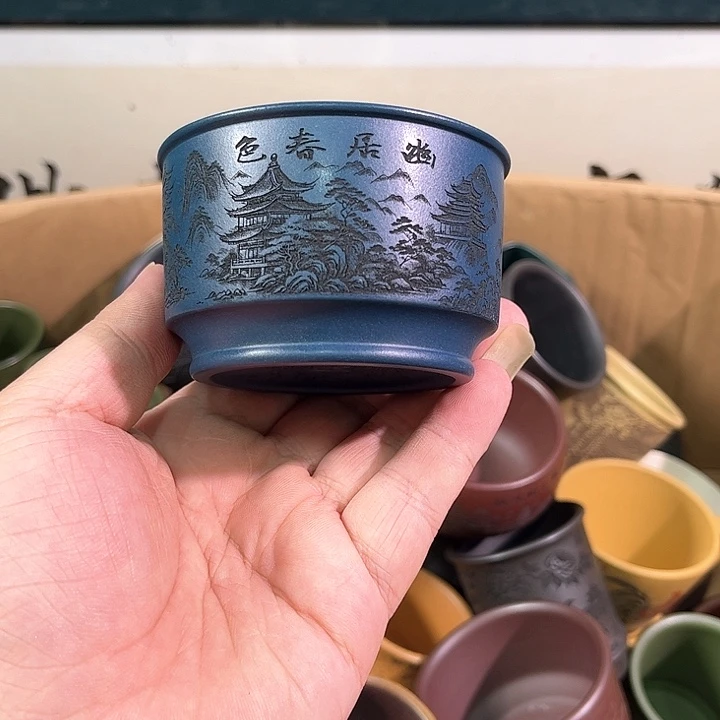 茶杯紫砂全手工紫砂主人杯