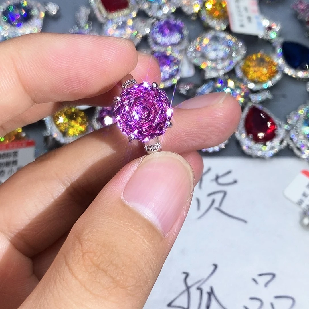 合金石英质玉戒指