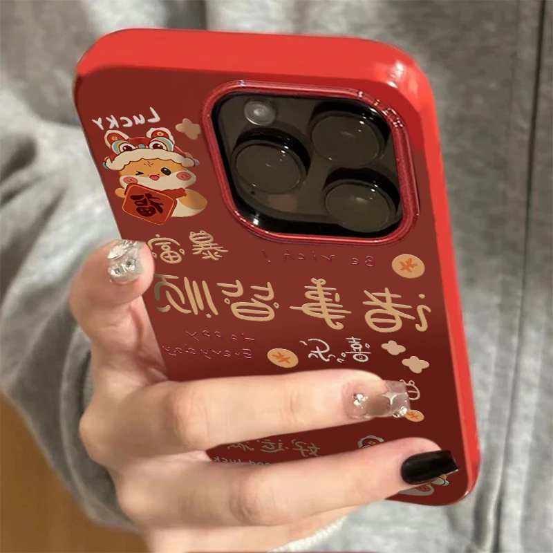 BANCA新年诸事皆顺适用iPhone16/15promax苹果14果冻手机壳13软12