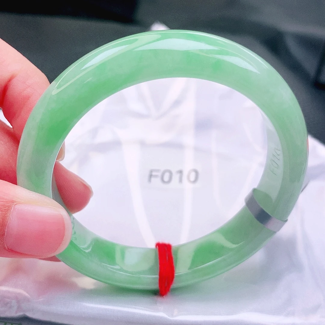 翡翠未镶嵌手镯缅甸天然a货翡翠手镯