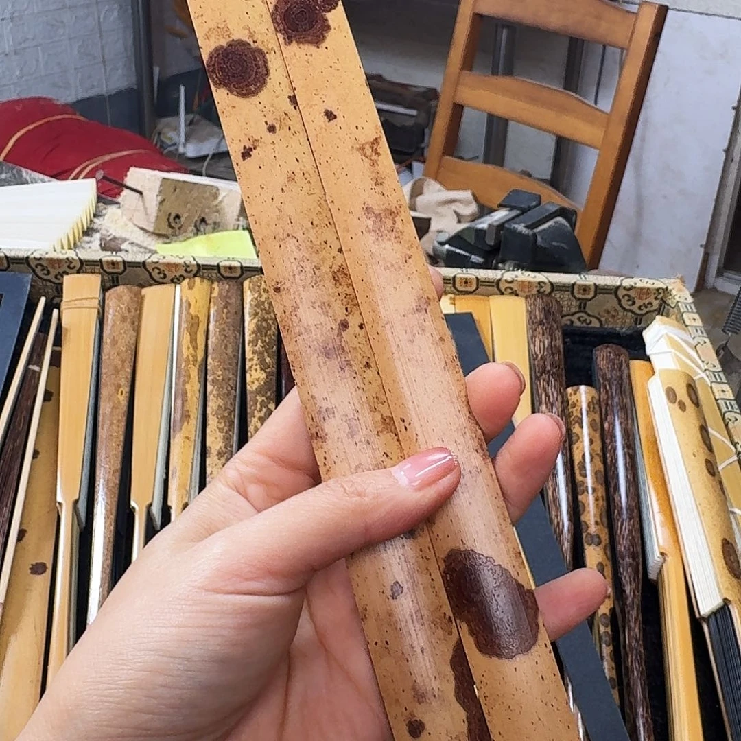A***P扇子秋扇玉竹小骨老云妃