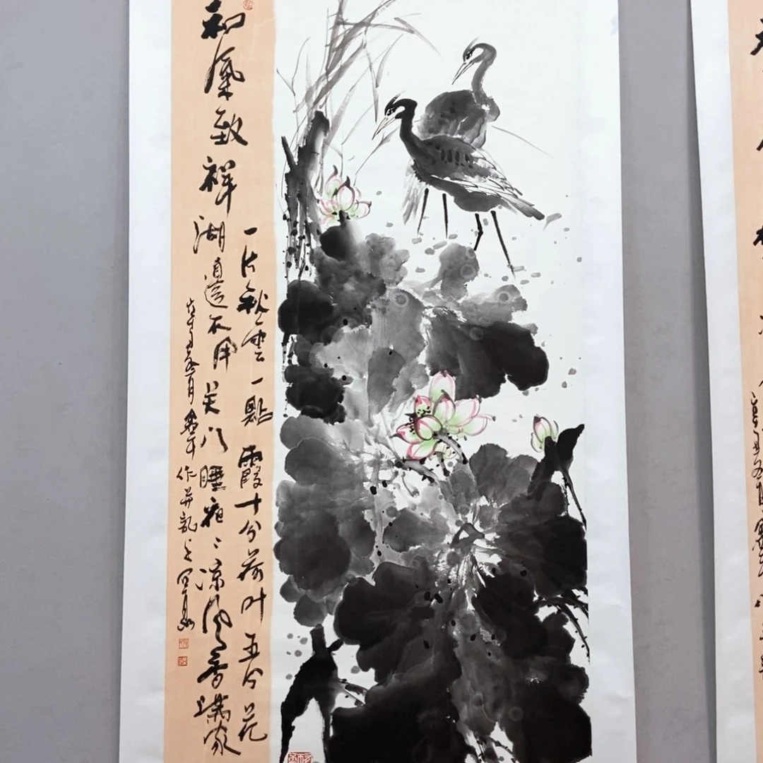 国画0***公陈墨斗四尺真人真品