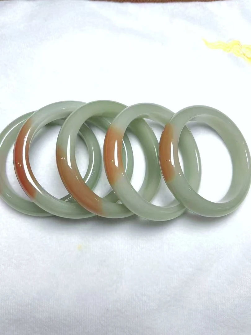 （飘糖钢板正宽手镯）（有石纹水线色根色点，拍一发一多样发货）