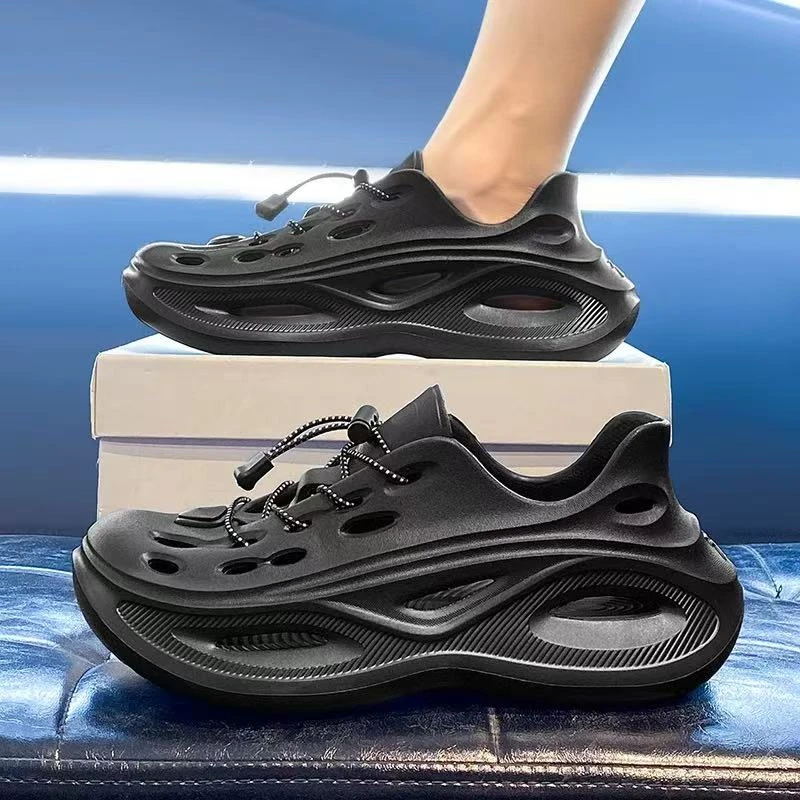 2025新款洞洞鞋男夏季外穿防滑全包镂空凉溯溪2025网红款洞洞鞋女