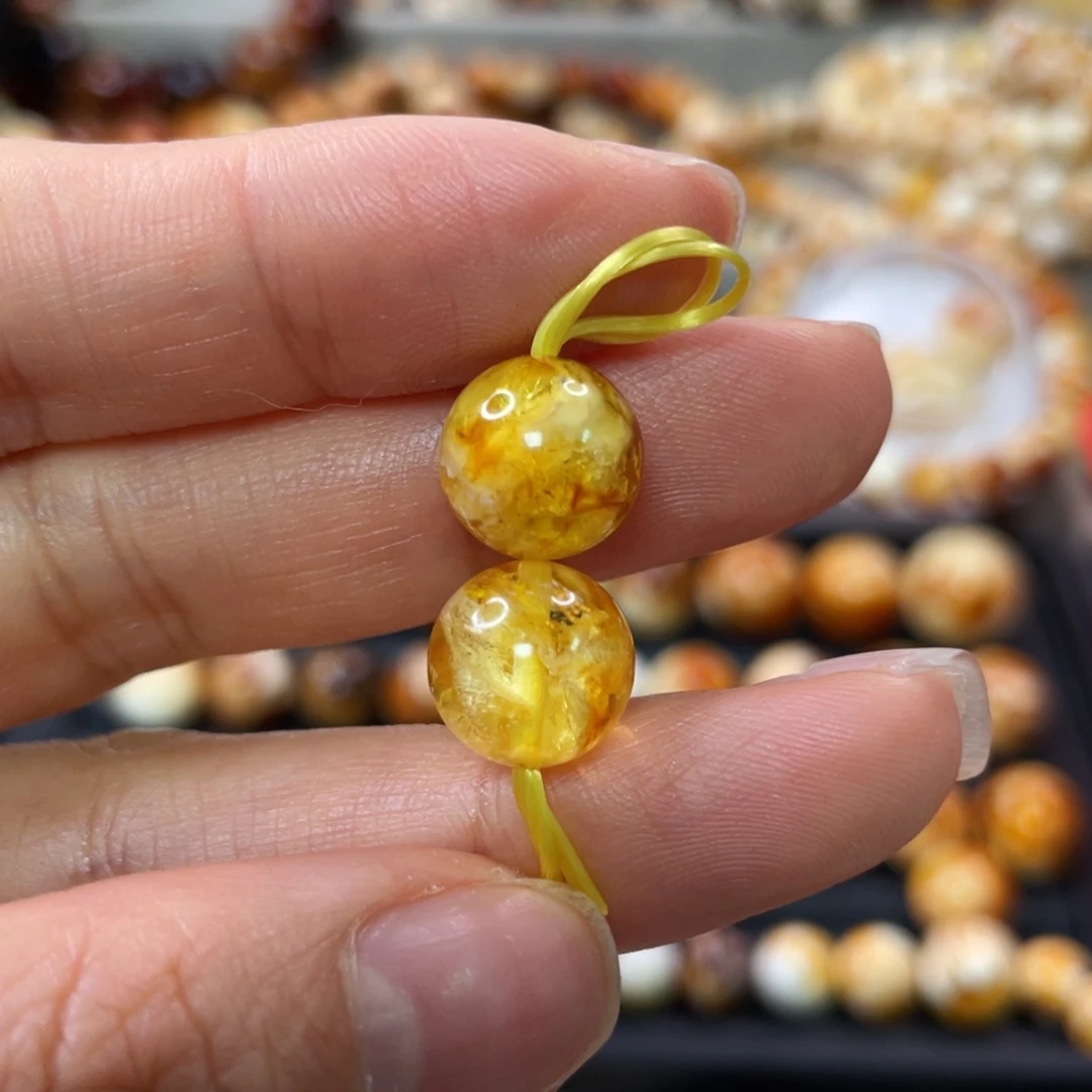 裸石琥珀未镶嵌蜜蜡尺寸10+