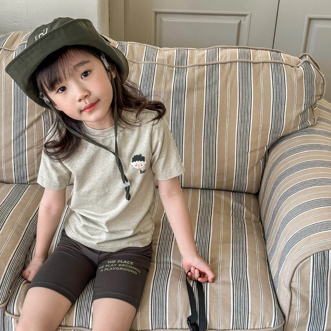 夏季短袖男宝宝韩版卡通印花薄款T恤