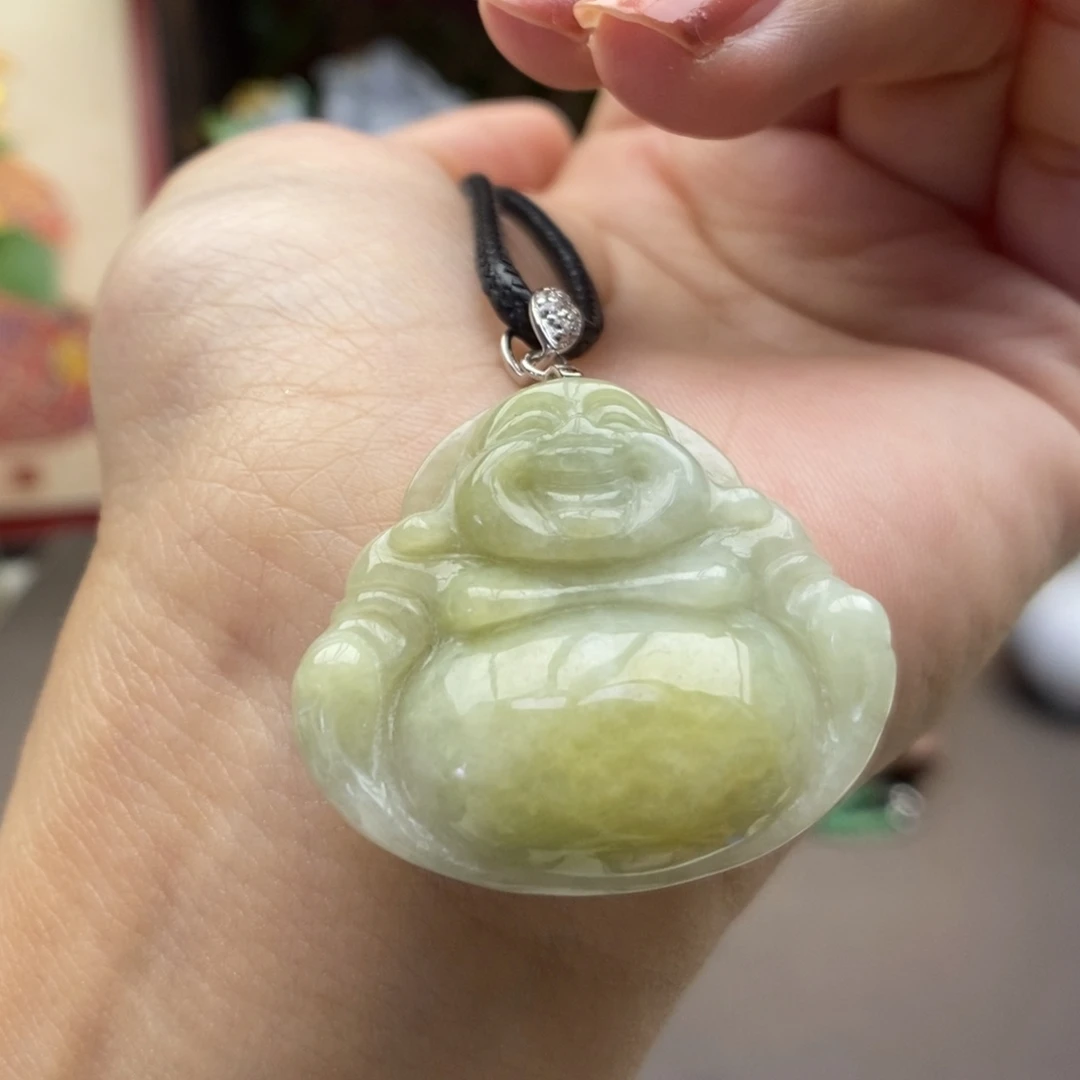 翡翠未镶嵌颈饰吊坠3