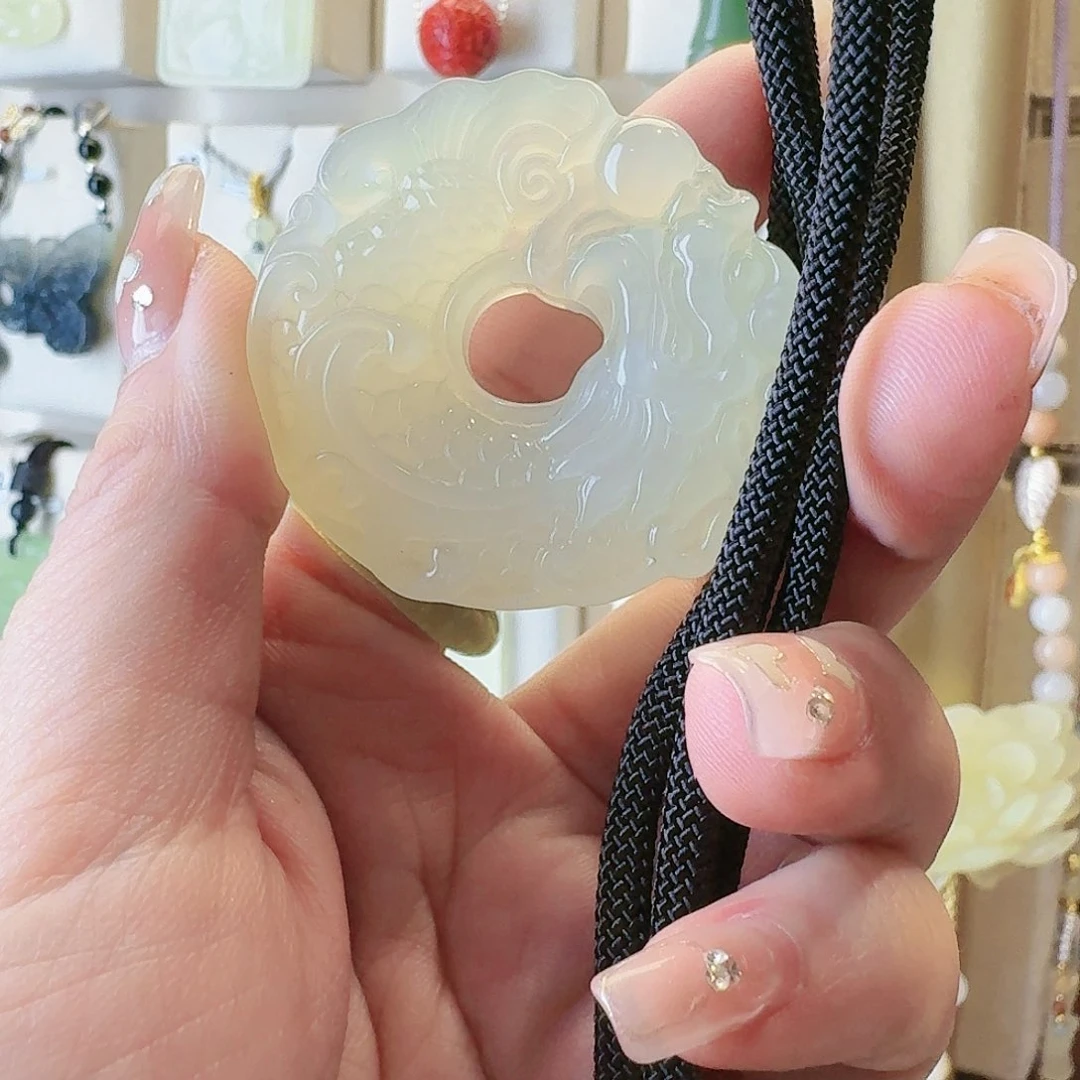 蛇纹石玉鱼化龙未镶嵌