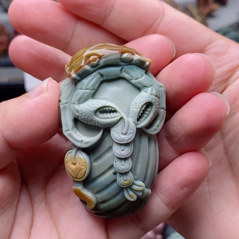 【闪购商品】定制石英质玉手把未镶嵌