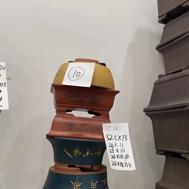 10紫砂花盆捡漏了