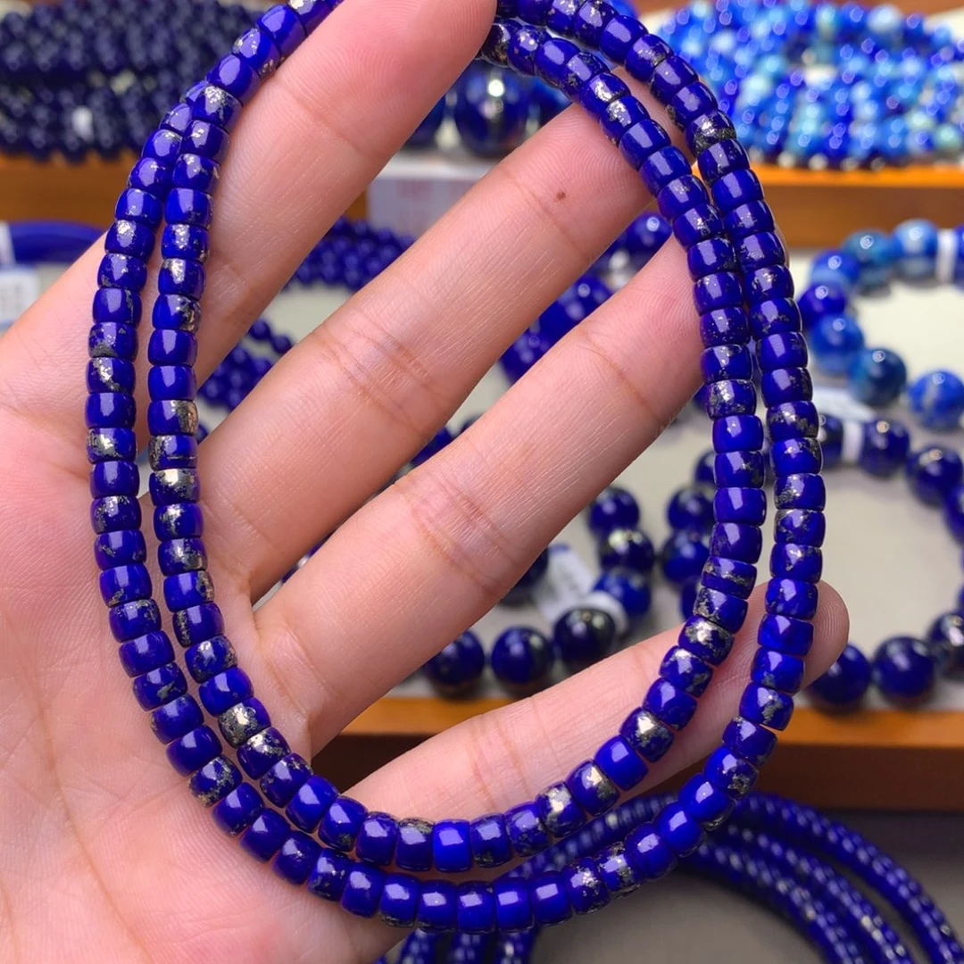 青金石未镶嵌手串5mm2862